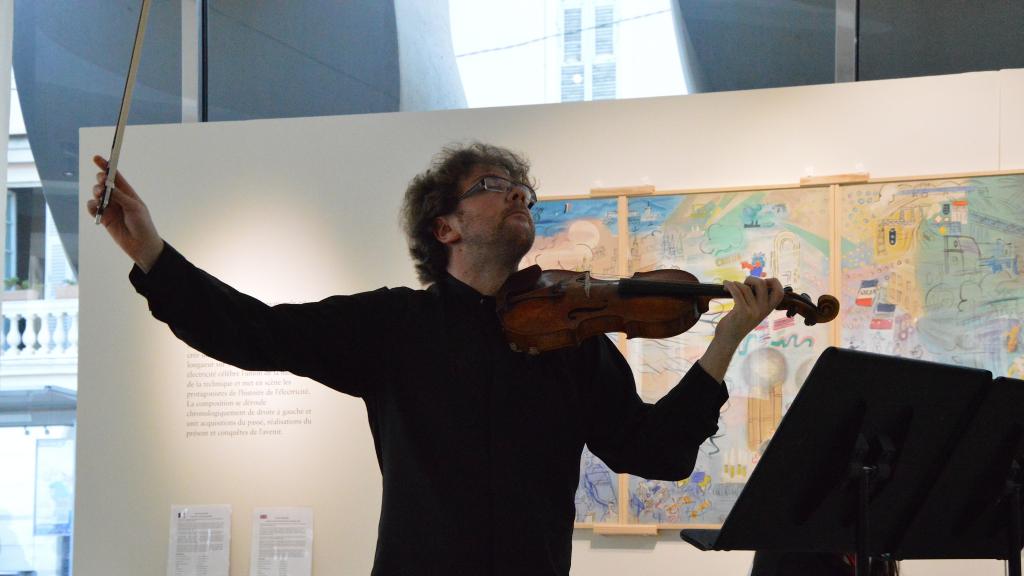 le 4/8/17 au Musée Cocteau à Menton,Alexander SITKOVETSKY au violon ( photo Ch Merle)